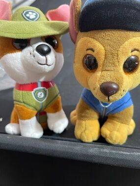 Paw Patrol Plush Set - Brown, Green, Blue, White